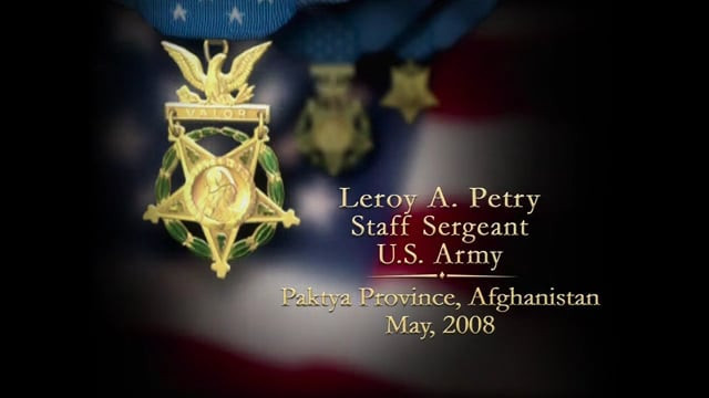 Leroy Arthur Petry, War on Terrorism (Afghanistan), U.S. Army