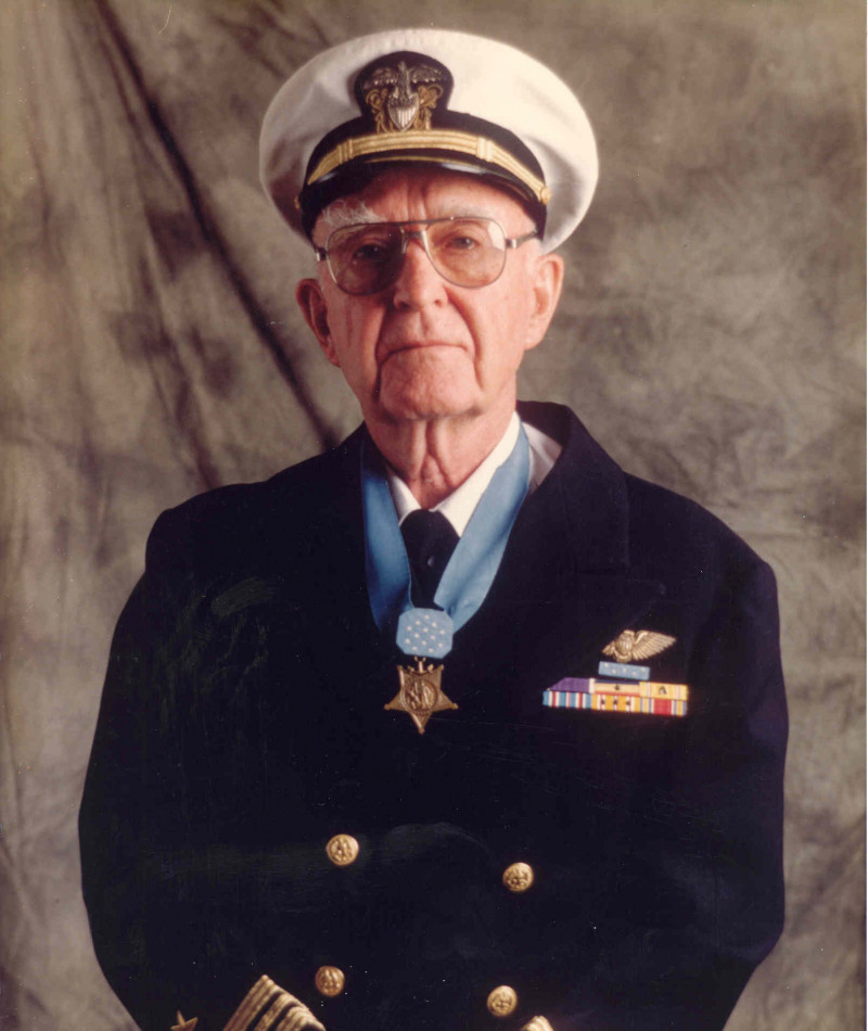 Medal of Honor Recipient William E. Hall