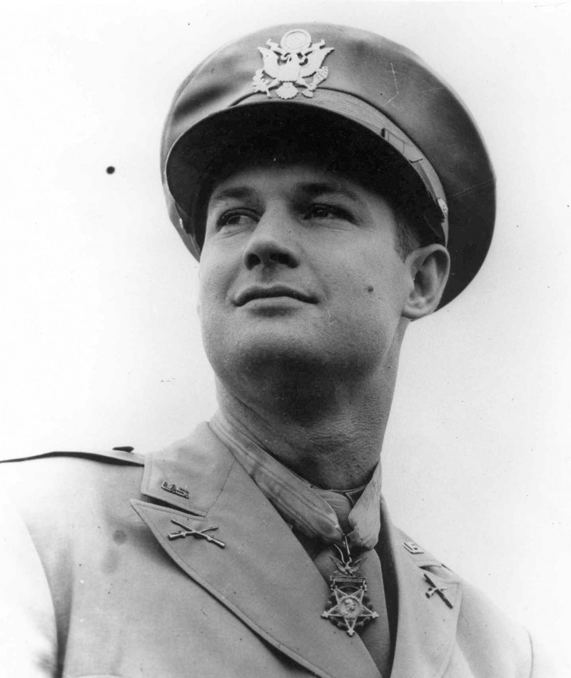 Medal of Honor Recipient Maurice Lee (footsie) Britt